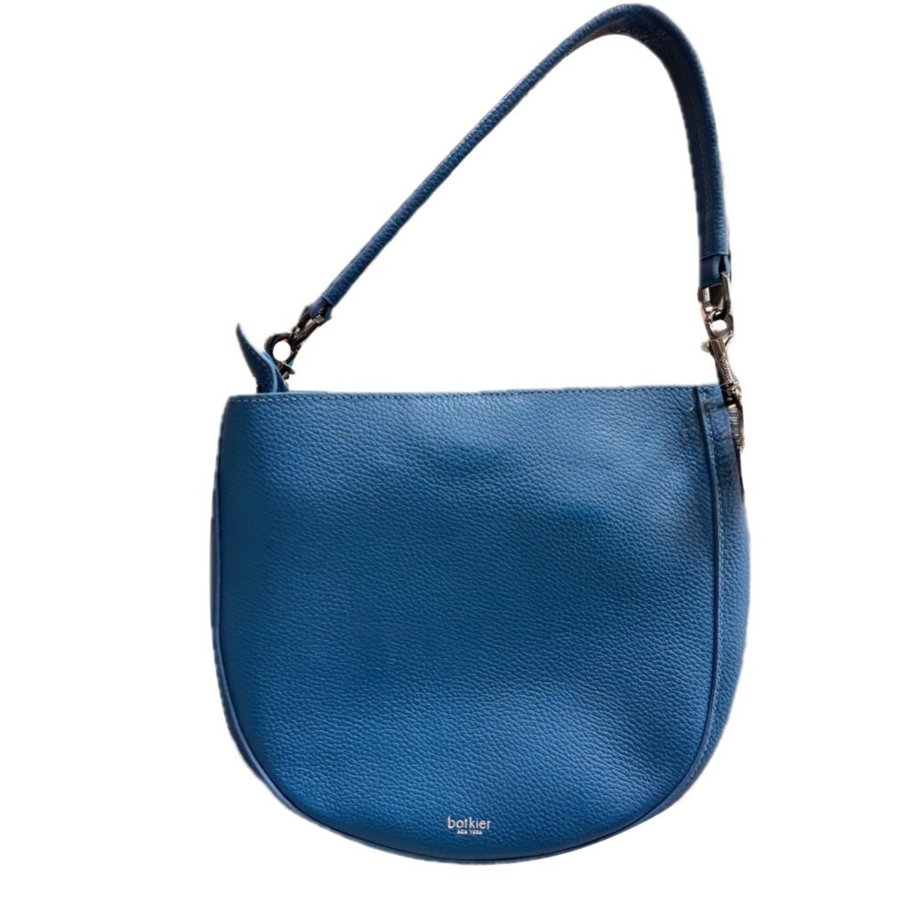 NEW Botkier Beatrice Saddle Bag w Crossbody & Shoulder Straps Peacock Blue